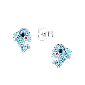 Delfin Kinder Ohrringe 925 Silber