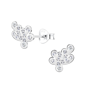 Korallen Kinder Ohrringe 925 Silber
