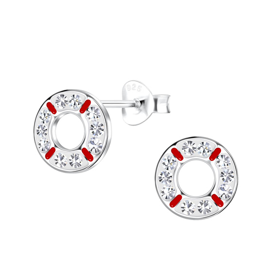 Rettunsring Kinder Ohrringe 925 Silber