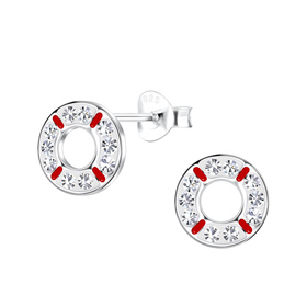 Rettunsring Kinder Ohrringe 925 Silber