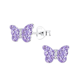 Schmetterling Kinder Ohrringe 925 Silber