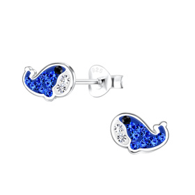 Wal Kinder Ohrringe 925 Silber