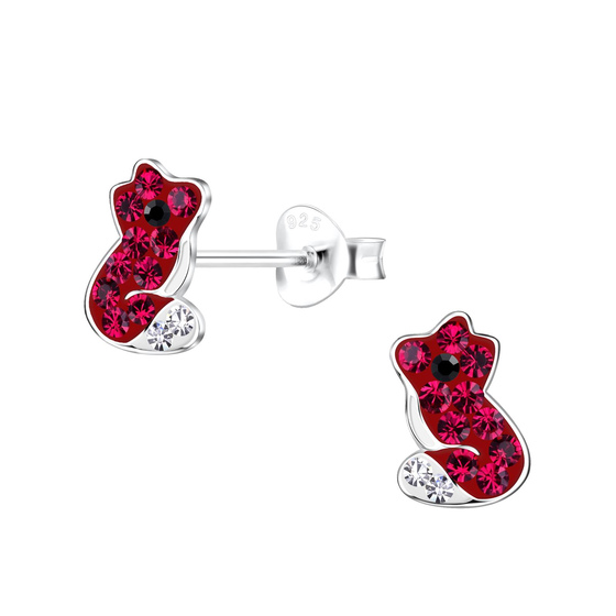 Fuchs Kinder Ohrringe 925 Silber