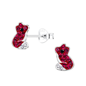 Fuchs Kinder Ohrringe 925 Silber