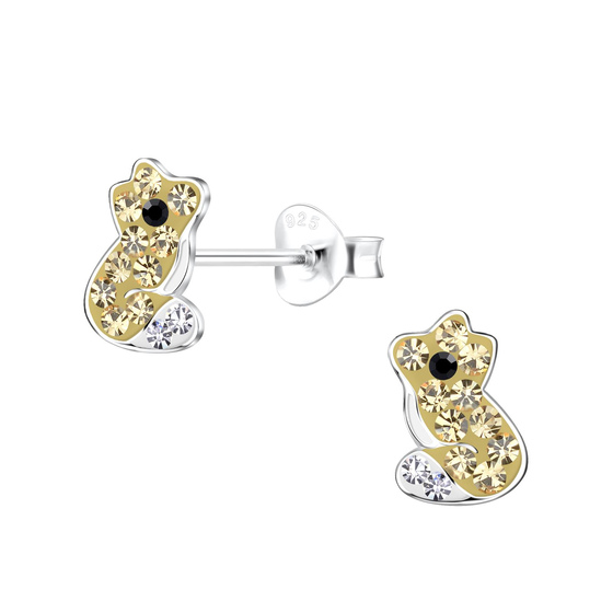 Fuchs Kinder Ohrringe 925 Silber