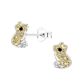 Fuchs Kinder Ohrringe 925 Silber