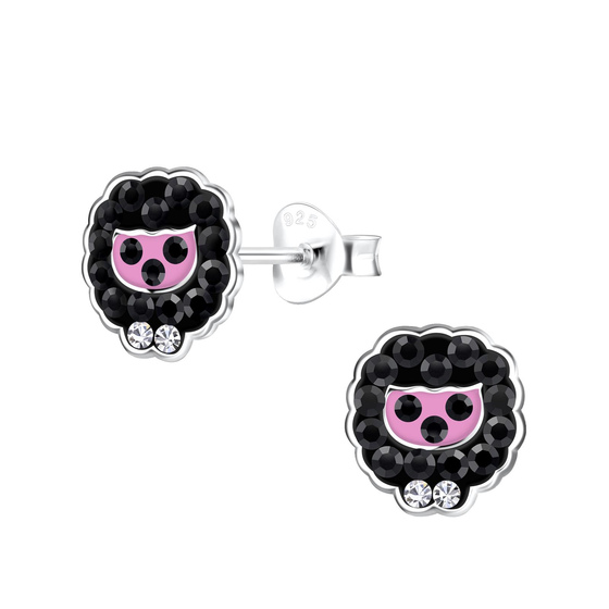 Schaf Kinder Ohrringe 925 Silber