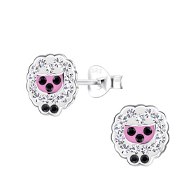 Schaf Kinder Ohrringe 925 Silber