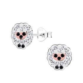 Schaf Kinder Ohrringe 925 Silber