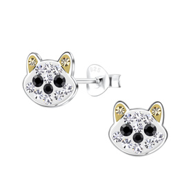 Hunde Kinder Ohrringe 925 Silber