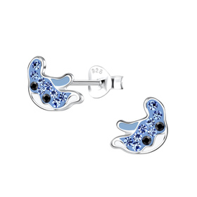 Stachelrochen Kinder Ohrringe 925 Silber