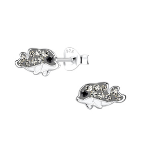 Delfin Kinder Ohrringe 925 Silber