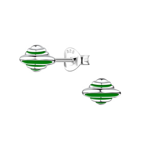 UFO Kinder Ohrringe 925 Silber
