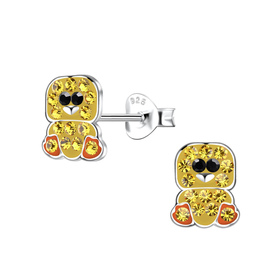 Enten Kinder Ohrringe 925 Silber