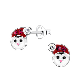 Pinguin Kinder Ohrringe 925 Silber