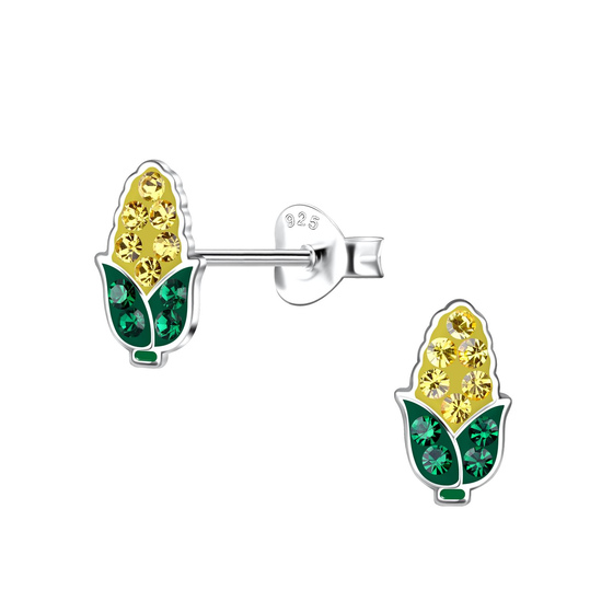 Mais Kinder Ohrringe 925 Silber