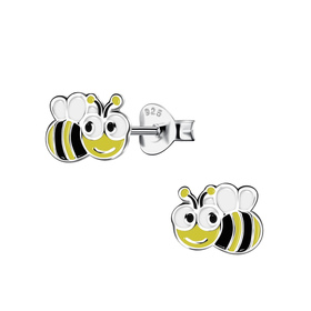 Bienen Kinder Ohrringe 925 Silber