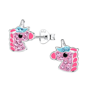 Einhorn Kinder Ohrringe 925 Silber