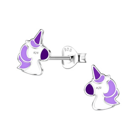 Einhorn Kinder Ohrringe 925 Silber