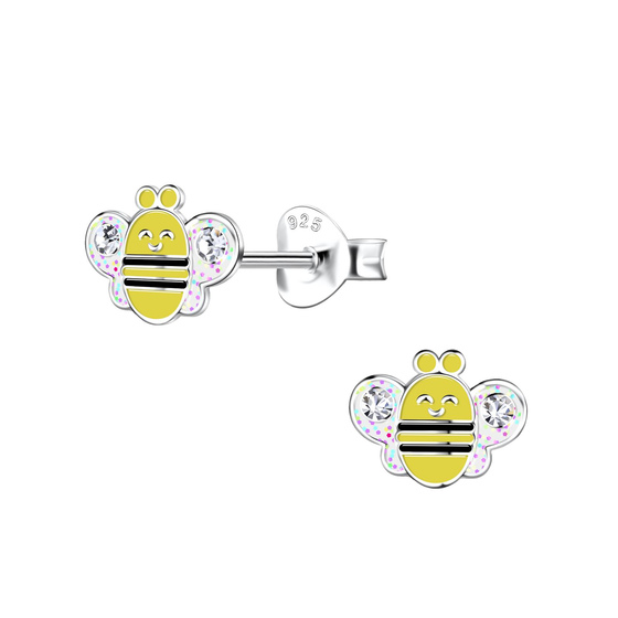 Bienen Kinder Ohrringe 925 Silber
