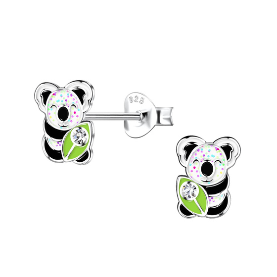 Koala Kinder Ohrringe 925 Silber