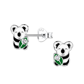 Koala Kinder Ohrringe 925 Silber
