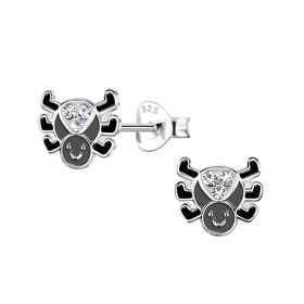 Spinnen Kinder Ohrringe 925 Silber