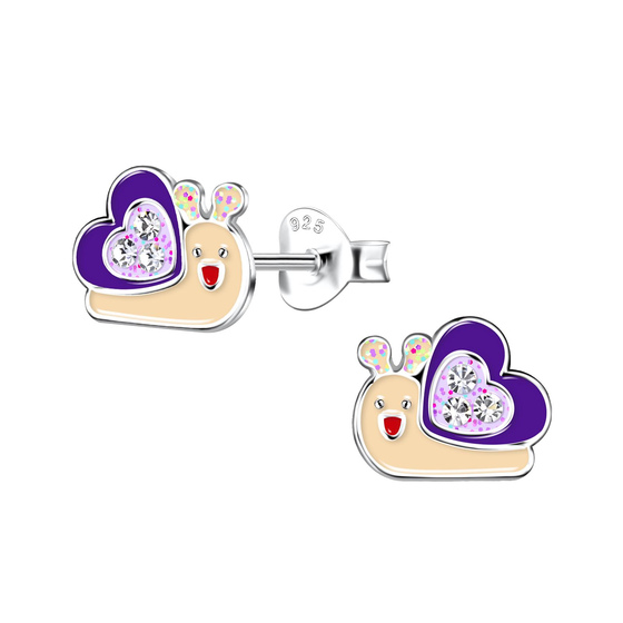 Schnecken Kinder Ohrringe 925 Silber
