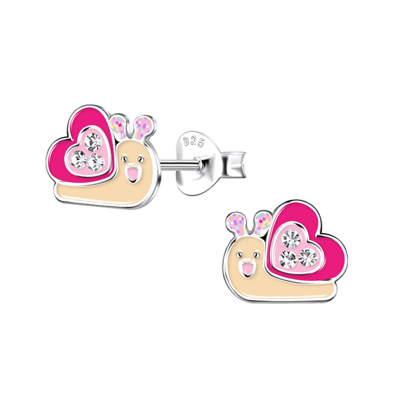 Schnecken Kinder Ohrringe 925 Silber