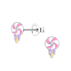 Bonbon Kinder Ohrringe 925 Silber