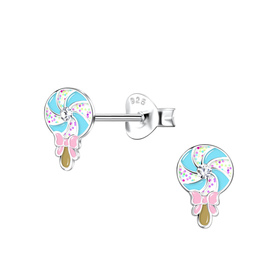 Bonbon Kinder Ohrringe 925 Silber