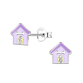 Hudeh�tte Kinder Ohrringe 925 Silber