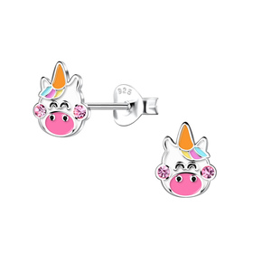 Einhorn Kinder Ohrringe 925 Silber