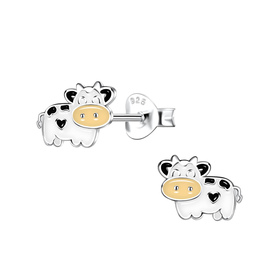 Kuh Kinder Ohrringe 925 Silber
