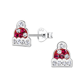 Hut Kinder Ohrringe 925 Silber