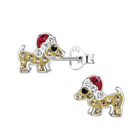 Hunde Kinder Ohrringe 925 Silber