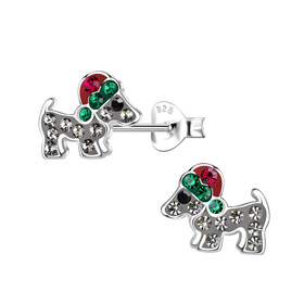 Hunde Kinder Ohrringe 925 Silber