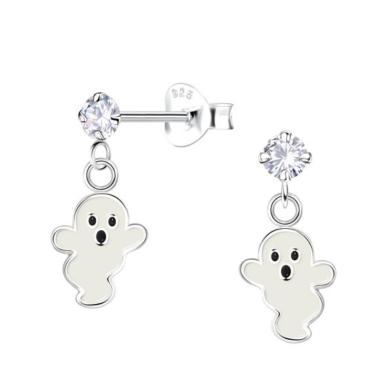 Geister Kinder Ohrringe 925 Silber