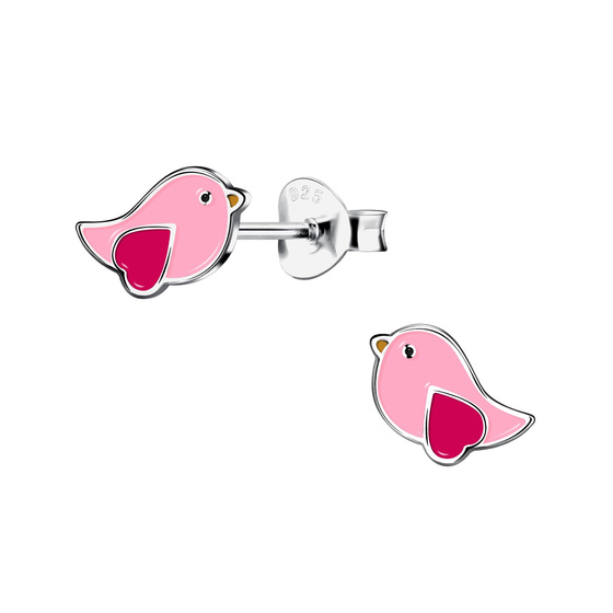 Vogel Kinder Ohrringe 925 Silber