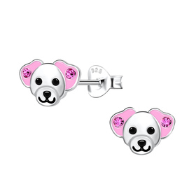 Hunde Kinder Ohrringe 925 Silber
