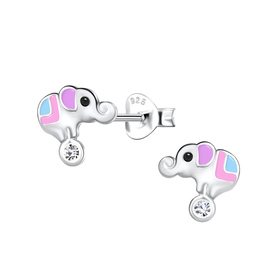 Elefanten Kinder Ohrringe 925 Silber