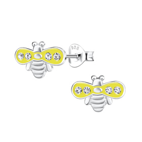Bienen Kinder Ohrringe 925 Silber