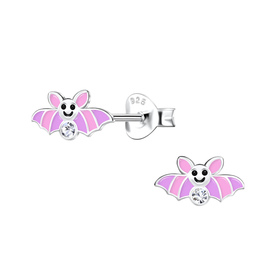 Fledermaus Kinder Ohrringe 925 Silber