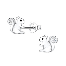 Eichh�rnchen Kinder Ohrringe 925 Silber