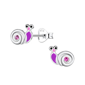 Schnecken Kinder Ohrringe 925 Silber