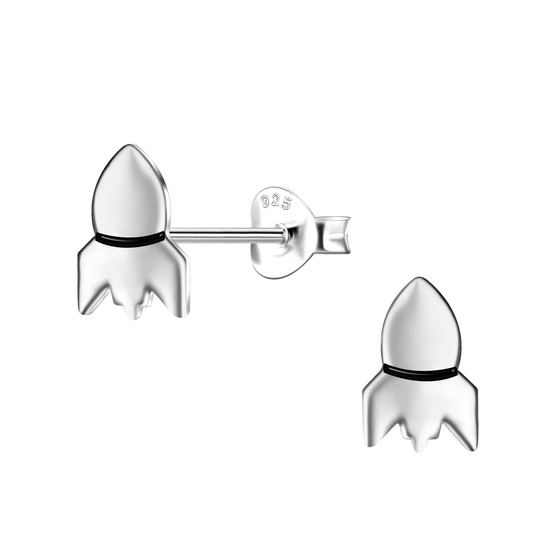 Raketen Kinder Ohrringe 925 Silber