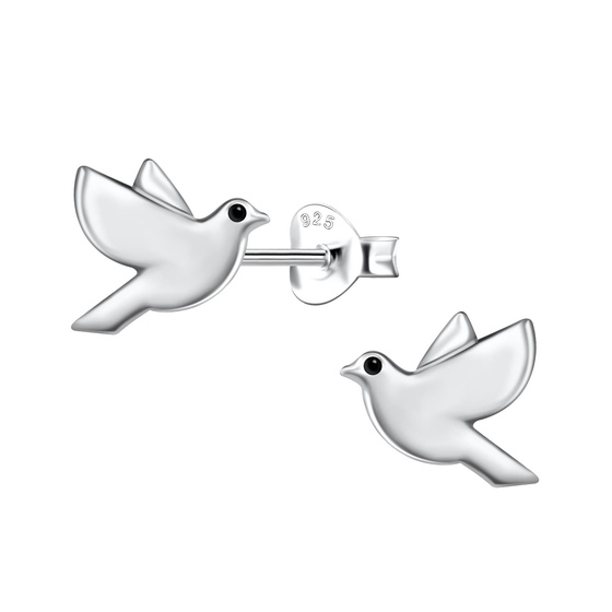 Vogel Kinder Ohrringe 925 Silber