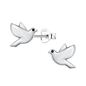 Vogel Kinder Ohrringe 925 Silber