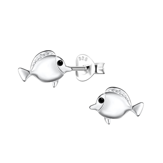 Fisch Kinder Ohrringe 925 Silber