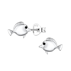 Fisch Kinder Ohrringe 925 Silber